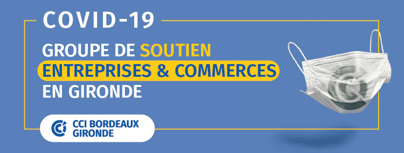 covid19 Groupe de soutien entreprises commerce Gironde