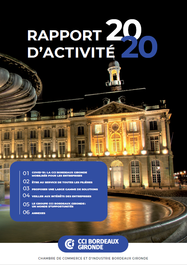 Rapport d'activité CCI Bordeaux Gironde 2020