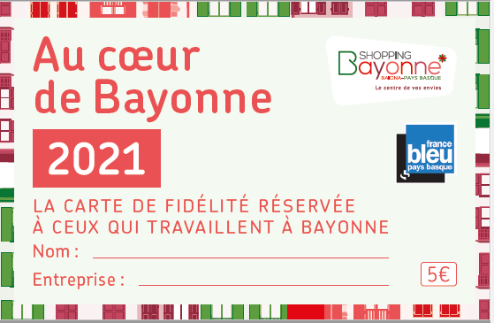 carte commerçants Bayonne