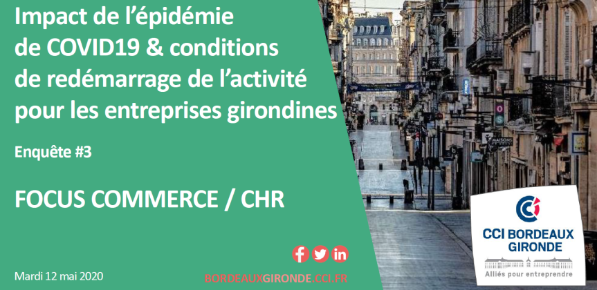impact covid commerce gironde