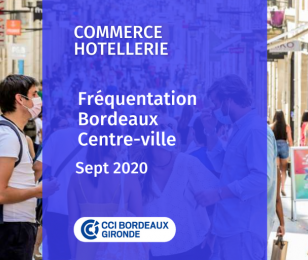 Fréquentation centre-ville Bordeaux - Sept 2020