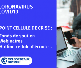 Point cellule crise coronavirus gironde CCI Bordeaux Gironde