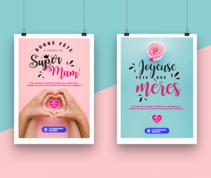 affiches fête des mères