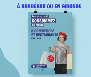 Consommez 5 commerces et restaurants par jour