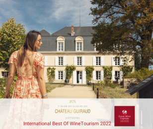 Château Guiraud sacré International Best Of Wine Tourism 2022