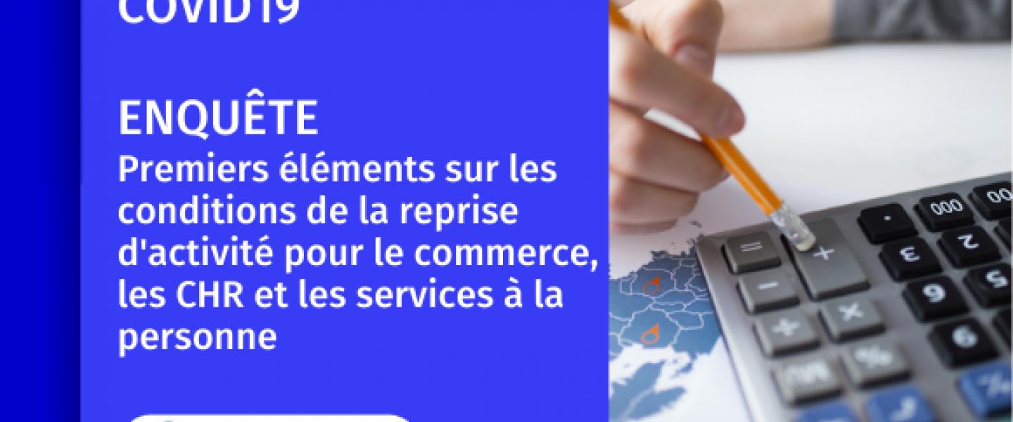 COVID19 - enquête commerce, CHR, services à la personne