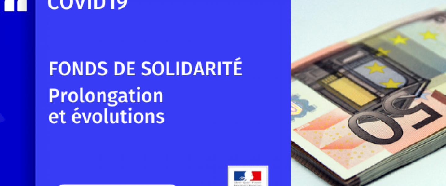 Fonds de solidarité prolongation et évolutions