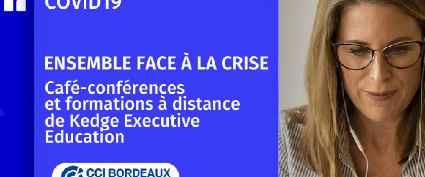Kedge Executive education, des formations à distance