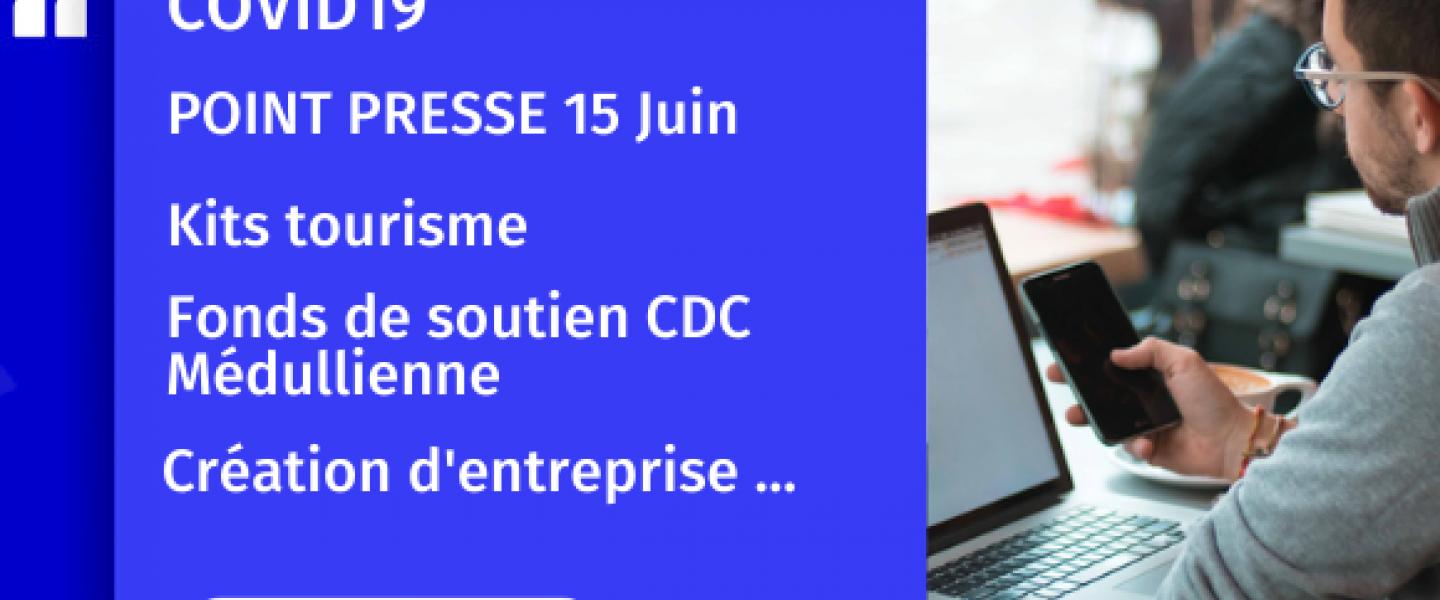 COVID19 - Point presse 15 juin