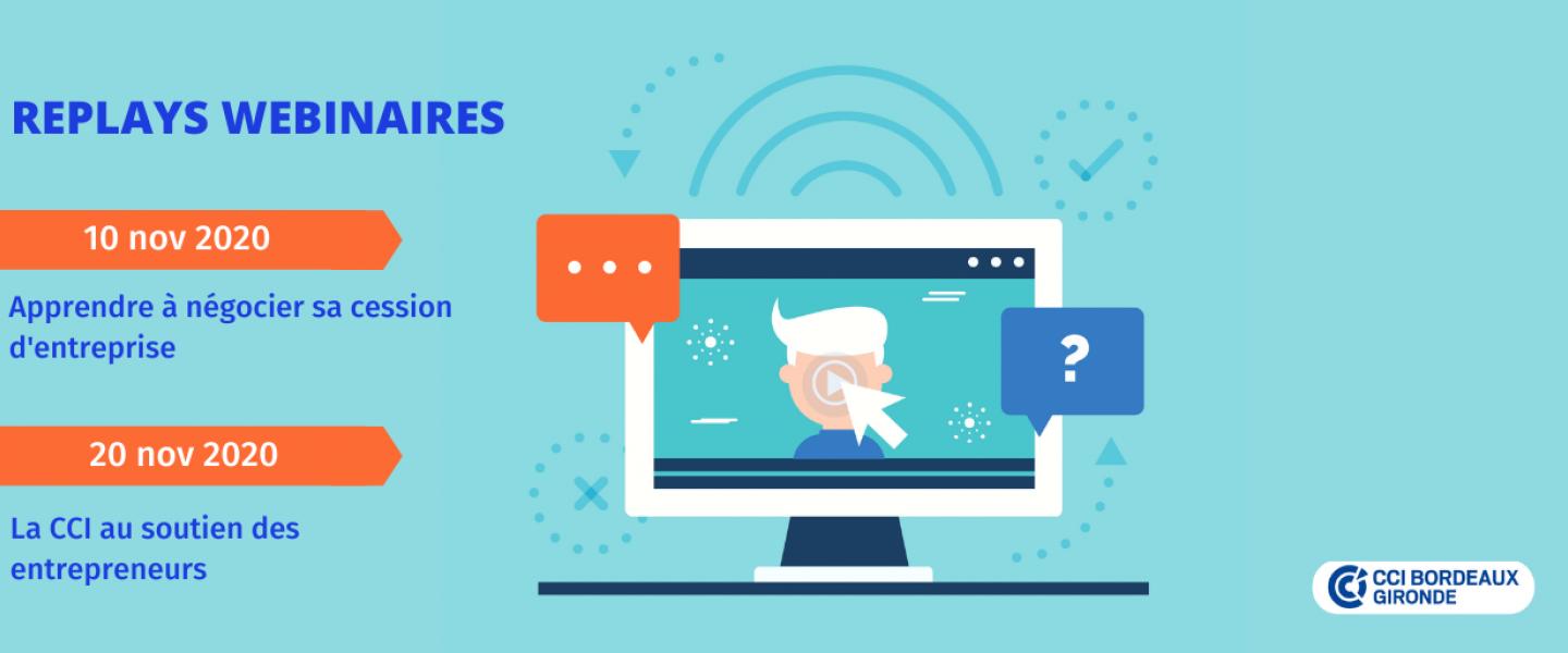 replays webinaires