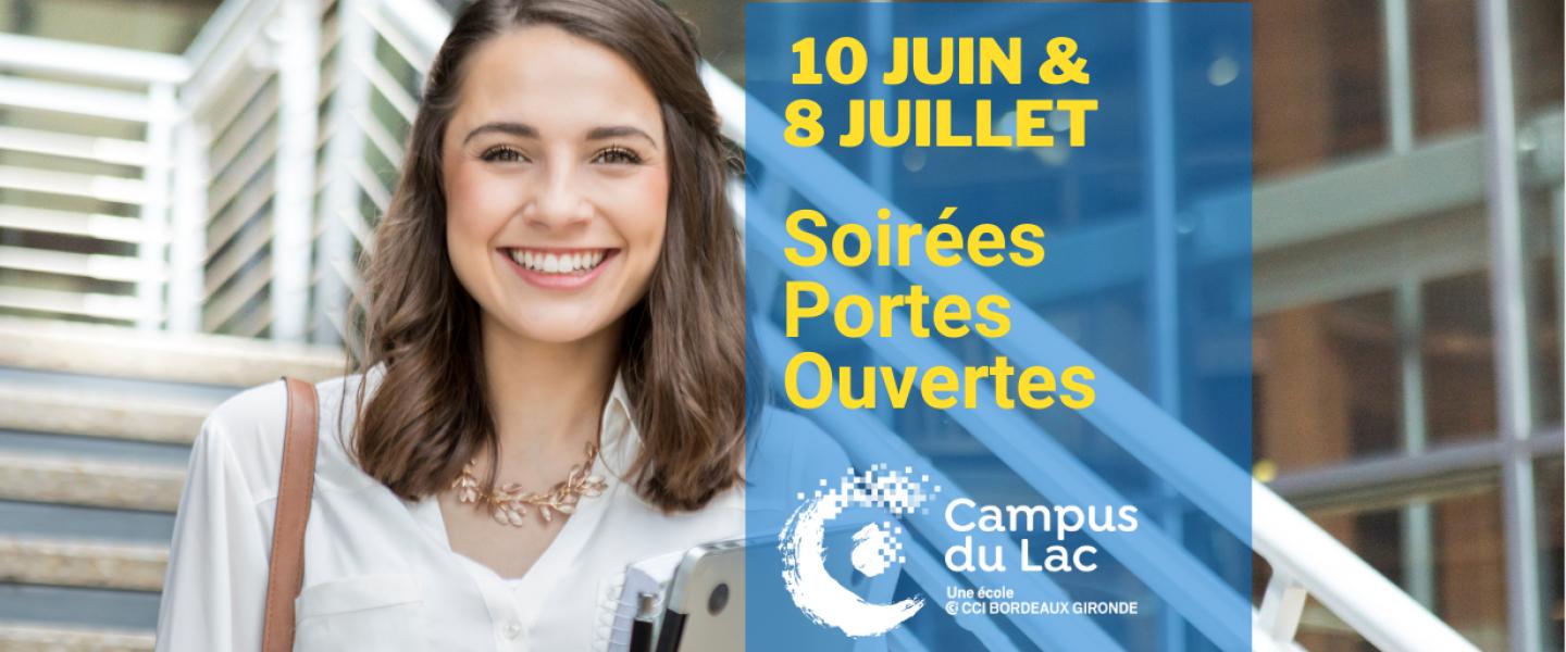 Soirées Portes Ouvertes Campus du Lac Bordeaux et Libourne
